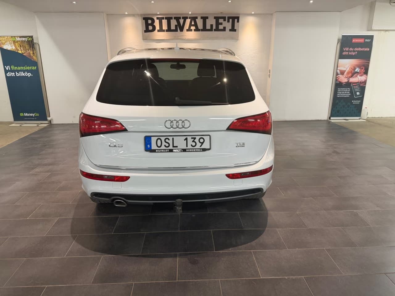 Audi Q5 2.0 TDI DPF quattro Design Euro 6, 2015, vit — huvudbild hos Bilvalet i Norrland